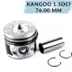 Поршень с кольцами стандартный Renault Kangoo 1.5 Dci 2001- 2008 76mm - 26mm палец | NE
