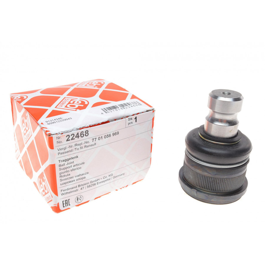 Шаровая опора нижняя на Renault Master 1998- 2007 FEBI BILSTEIN 22468