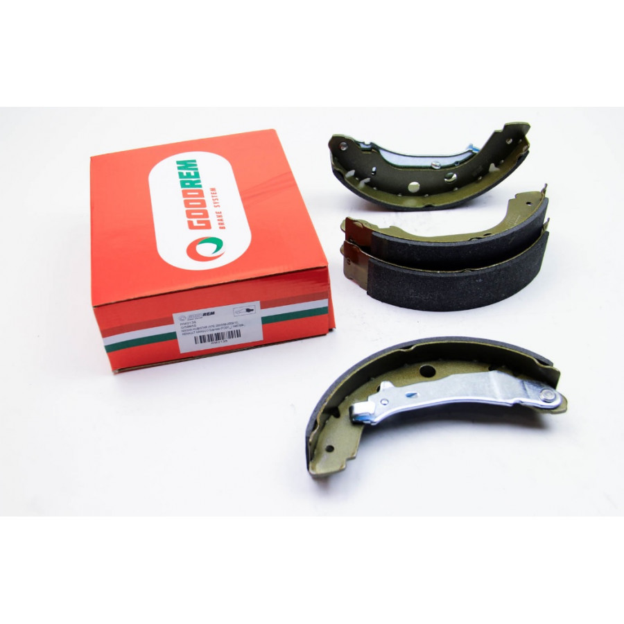 Goodrem RM0135 - Колодки задние барабанные Renault Kangoo 1997-2008, 42mm ширина