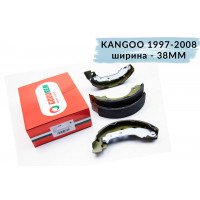 Задние колодки барабанные (203х38mm) 1997- 2008 Рено Кенго | Goodrem (Венгрия)