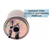 Фильтр топливный Renault Kangoo 2 - 1.5 Dci 2008- (с датчиком воды) | Purflux FCS752