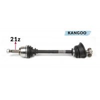 Левая полуось Рено Кенго (21 зуб наружный, без ABS) 1.9 D / 1.2- 1.6 бензин | Metelli 17- 0395