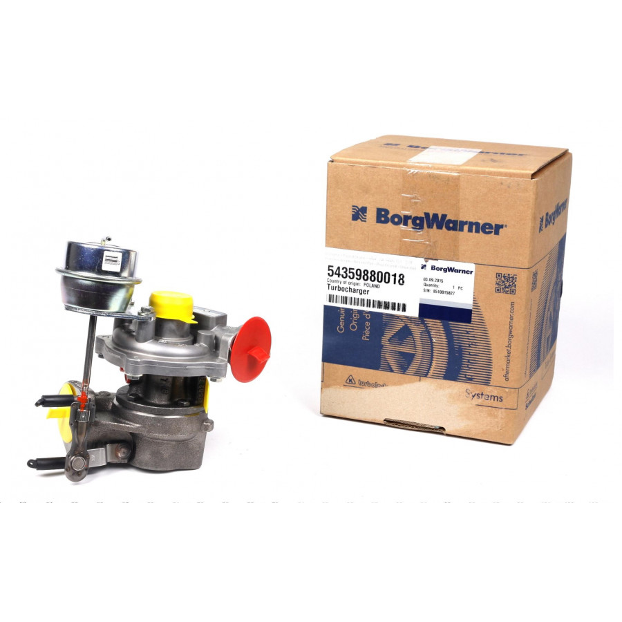 Турбина Fiat Doblo 1.3 JTD 2004- 51 / 55 киловатт | BorgWarner 5435 988 0018