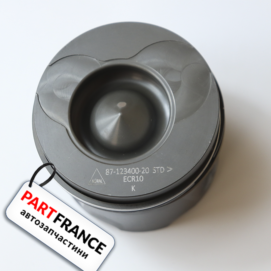 Nural 87-123400-20 - Поршень с кольцами и пальцем на Renault Kangoo 1.5 Dci 2008- стандартный (STD 76mm)