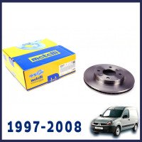 Рено Кенго 1997- 2008 тормозной диск передний 238mm | Metelli (Италия)