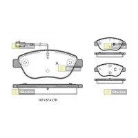 Передние колодки на Фиат Добло 2005- 2010 | Starline S BD S324