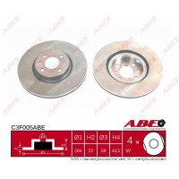 Тормозной диск передний Fiat Doblo 2005- 2009 | ABE C3F005ABE