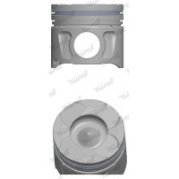 Поршень + кольца Fiat Doblo 2.0 JTD 83.40mm первый ремонт +0.40 | Nural (Германия)