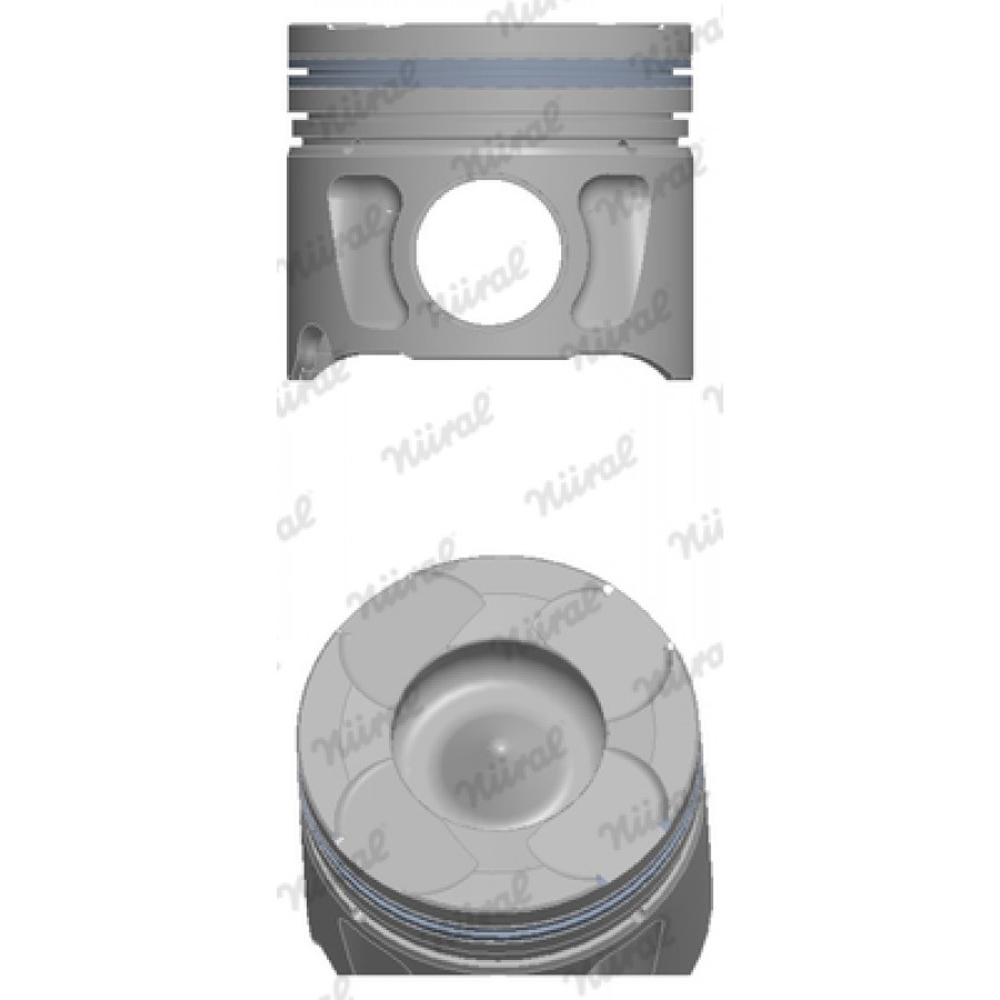 Поршень + кольца Fiat Doblo 2.0 JTD 83.00mm стандарт | Nural (Германия)