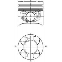 Поршень Рено Трафик 2.5 Dci G9U 630 2003- +0.50 первый ремонт 89.5mm | NPR (Япония)