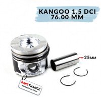 Поршень с кольцами стандартный Renault Kangoo 1.5 Dci 2001- 2008 76mm - палец 25mm ! | NPR