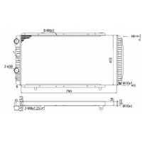 Основной радиатор на Ситроен Джампер 1,9- 2,8HDi | TERMOTEC D7P001TT