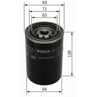 Фильтр масляный на Citroen Jumper 94- 98 | BOSCH 0 451 103 238