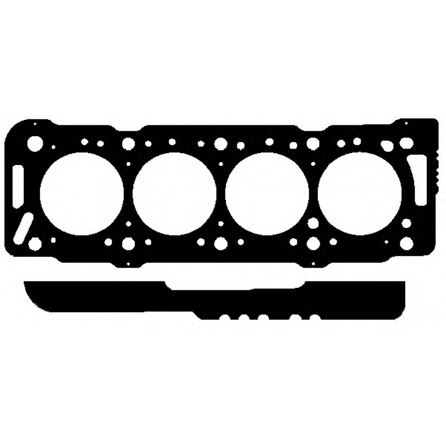 AJUSA 10100511 - Прокладка головки блока цилиндров Citroen Jumper 1.9TD 1994-2002 (2 метки)
