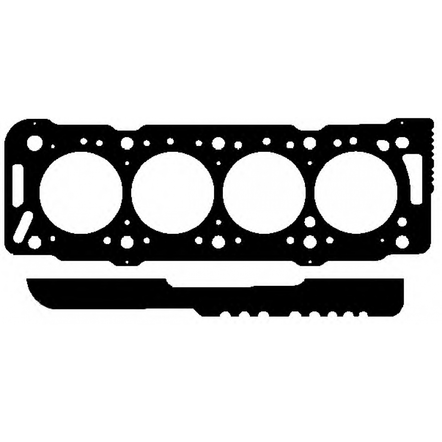  AJUSA 10100541 - Прокладка головки блока цилиндров Citroen Jumper 1.9TD 1994-2002 (5 меток)