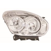 Фара правая Fiat Doblo 2010- (263 кузов) H7/H1 автом. рег. | Depo 661- 1163RMLD- EM