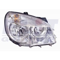 Фара правая Fiat Doblo 09/2005- H7/H1 с поворотником электро регулировка | Depo 661- 1150R- LD- EM