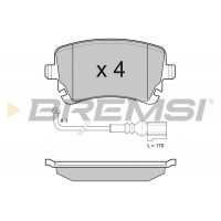 Колодки тормозные задние VW T5 03- (R16 ) 2003-  | BREMSI