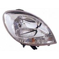 Фара передняя с белым указателем поворота Правая Renault Kangoo 2003- 2008 | DEPO (Тайвань)