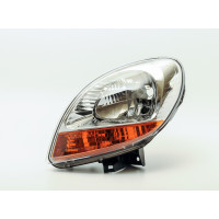 Фара передняя с желтым указателем поворота Левая Renault Kangoo 2003- 2008 | DEPO (Тайвань)