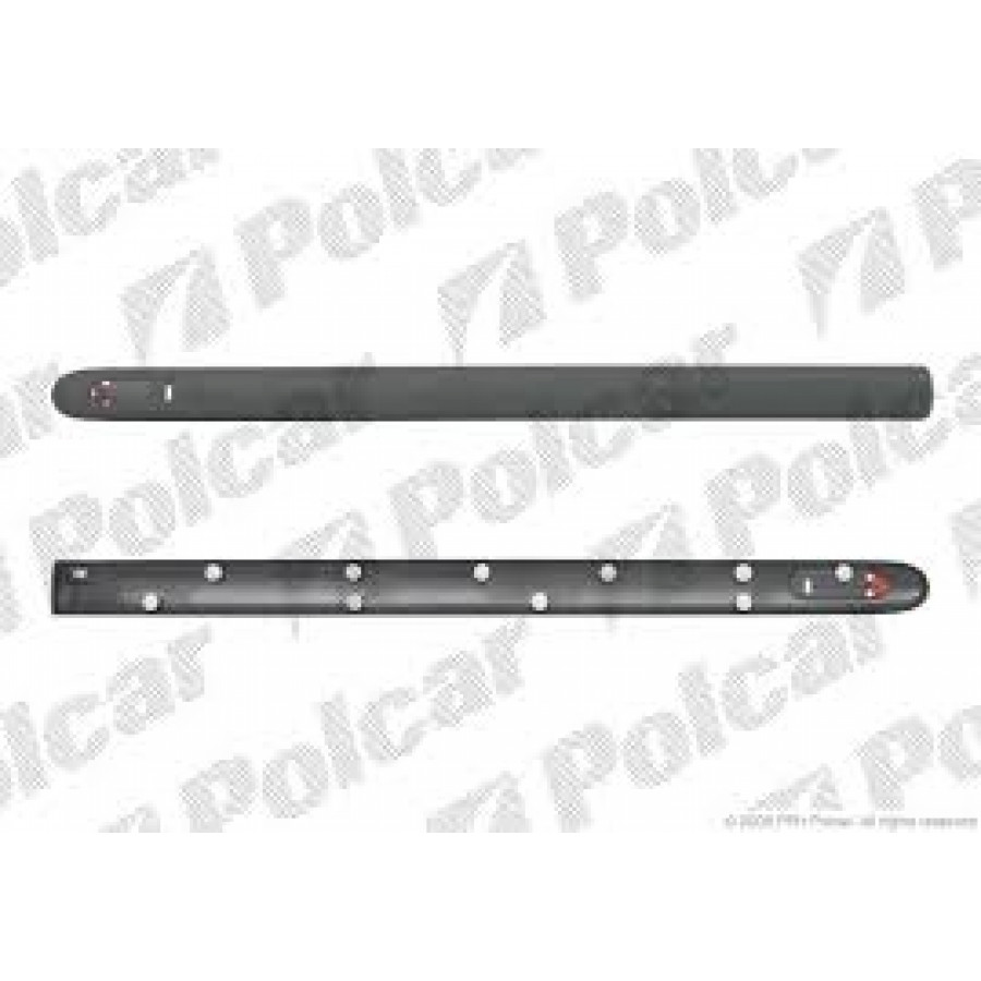 Polcar 60600051 - Молдинг крыла заднего Renault Kangoo 03- (Левый)