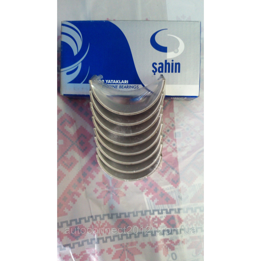 Sahin AN5258SA 0.50 - Комплект вкладышей коренных первого ремонта +0.50мм Фиат Добло 1.3 JTD / мультиджет начиная с 2004 года выпуска