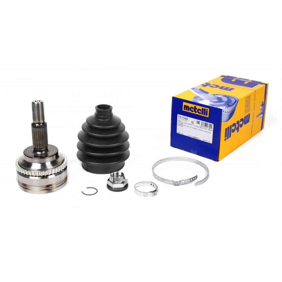 Metelli 15-1542 - Наружный ШРУС на Рено Кенго 1.5 Dci / 1.9 Dti (23 наружных, 30 внутренних зубцов) . ABS - 44z