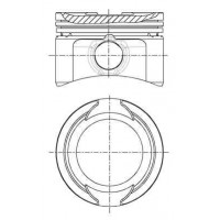 Поршень+палец на Фиат Добло 1.2i (стандарт) 70.8mm | Nural 87- 138400- 40