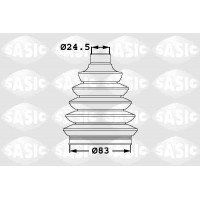 Наружный пыльник ШРУСа Fiat Doblo 1.3 - 1.9 JTD 24.5x83x120 | Sasic 1906005