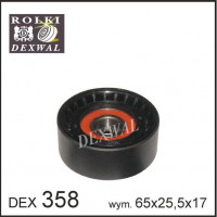 Натяжной ролик Фиат Добло 1.3 JTD 65X26X17 | Dexwall 03- 358