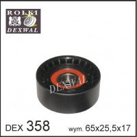 Натяжной ролик Фиат Добло 1.3 JTD 65X26X17 | Dexwall 03- 358