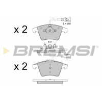 Колодки передние VW T5 03- (R17 ) 2003-  | BREMSI