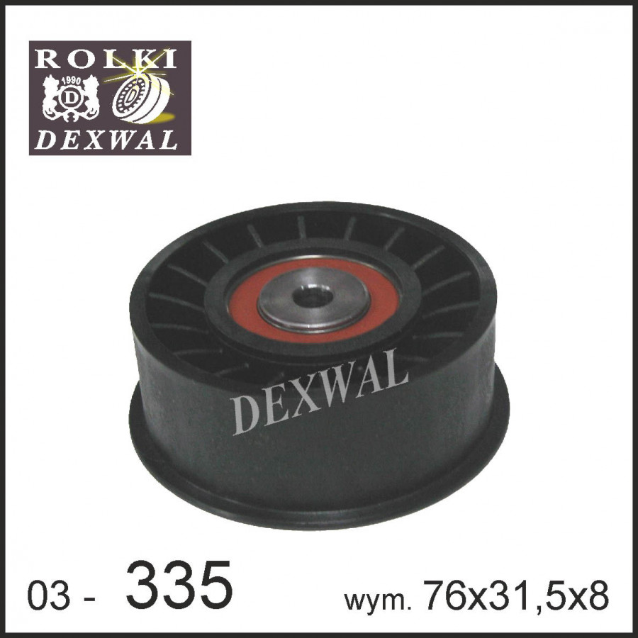Dexwall 03-335- Ролик ГРМ паразитный на Трафик/Виваро 2.5 dci