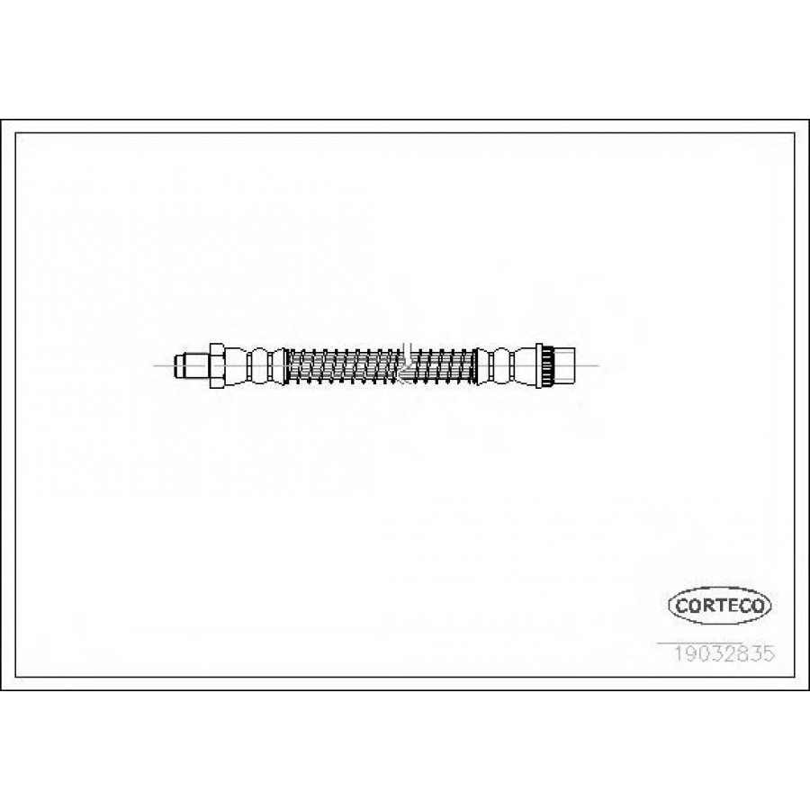 Meyle 6145250007- Задний тормозной шланг на Renault Trafic 2001-